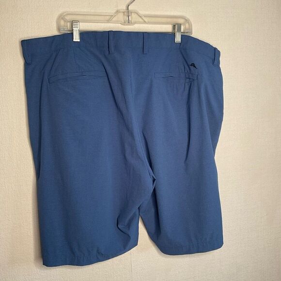 $110 Tommy Bahama Golf Shorts On Par Men's  44 Blue Stretch‎ Logo Grip waist 10” - Picture 10 of 11